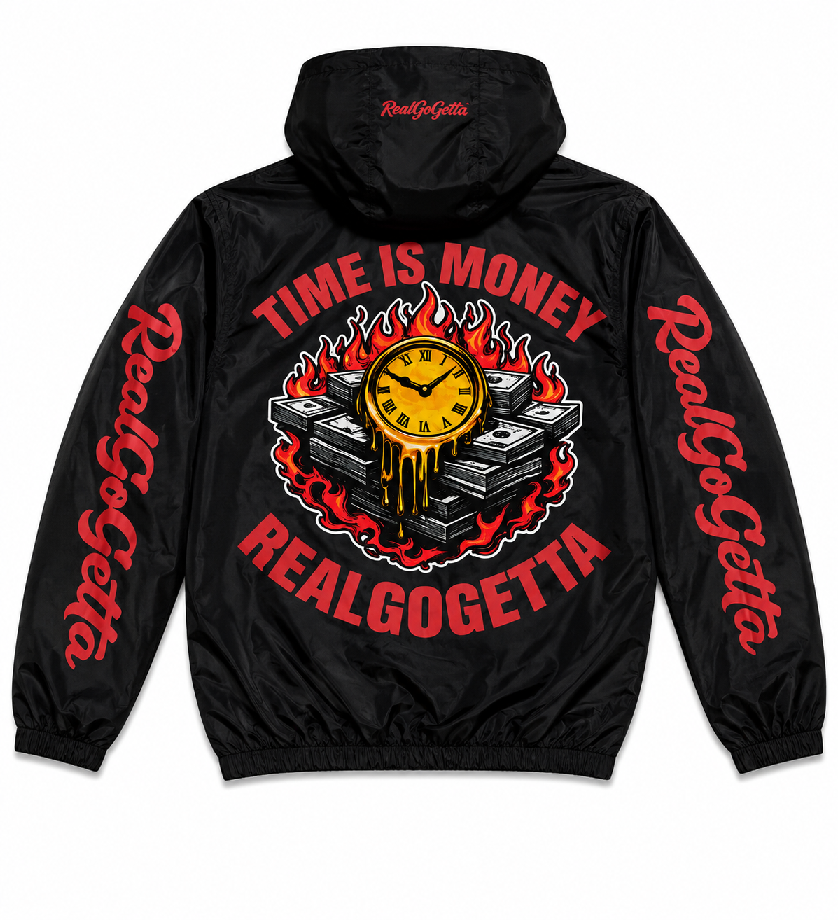 RealGoGetta Windbreaker Set –    Black/Red
