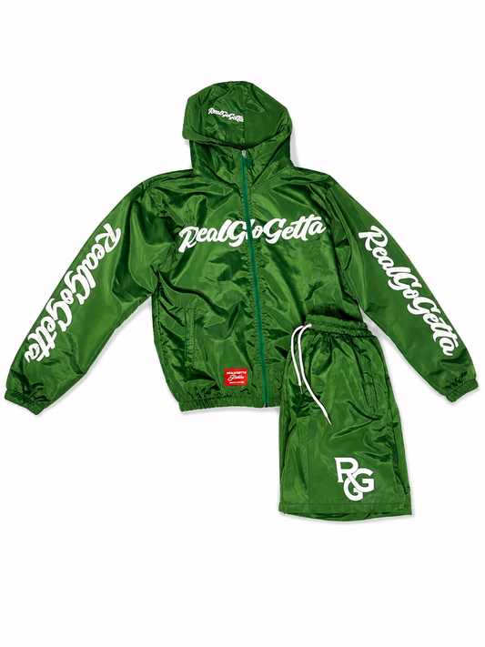 RealGoGetta Windbreaker Set –Green